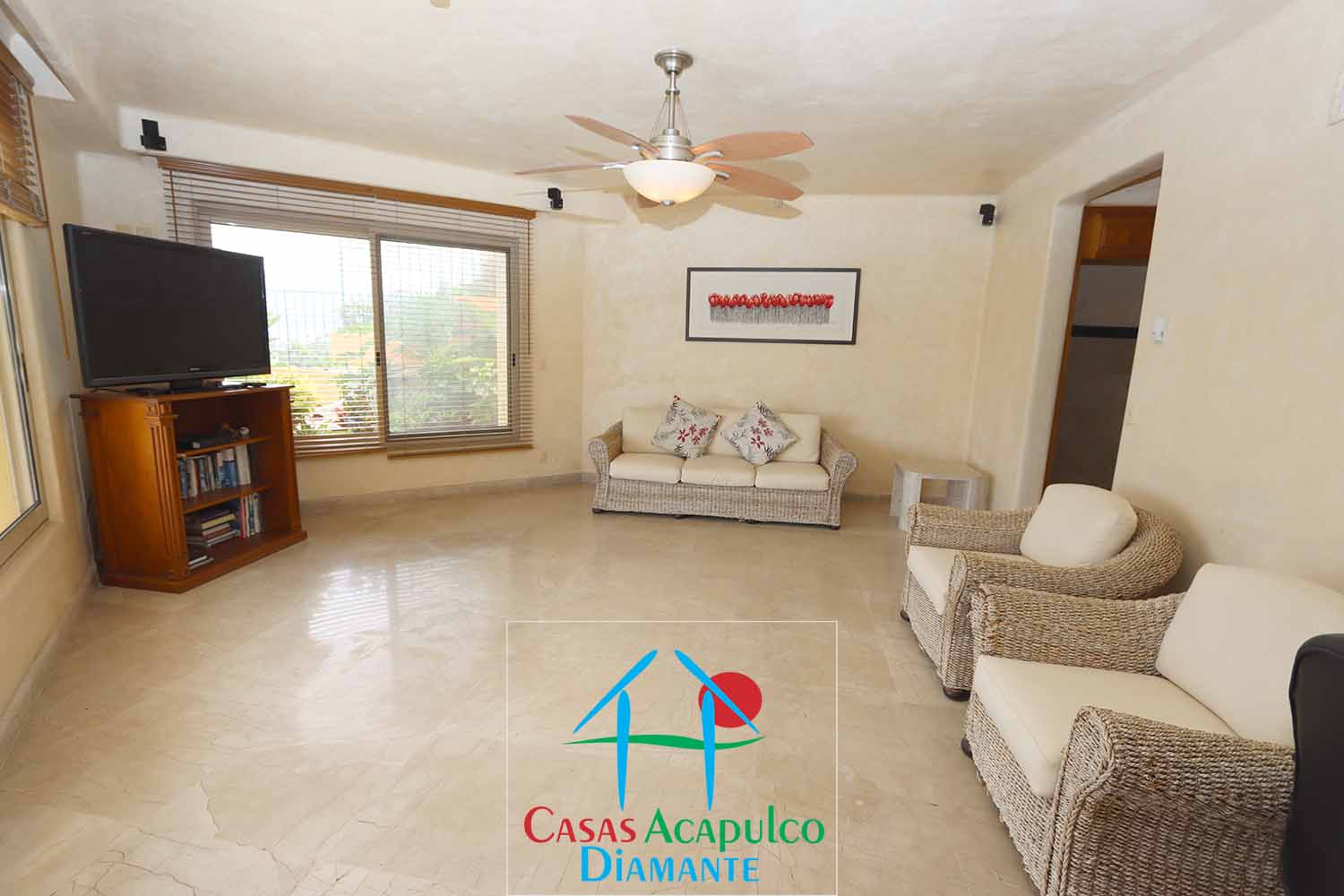 Casa Mari - Recámara uno (o sala de tv) 1